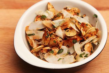 Pumpkin Seeds With Lemongrass, Chili, and Toasted Coconut