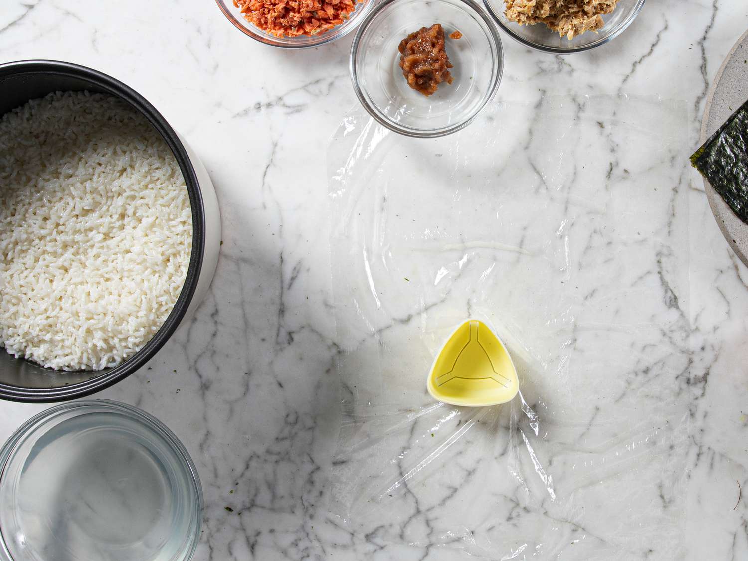 Onigiri station set up
