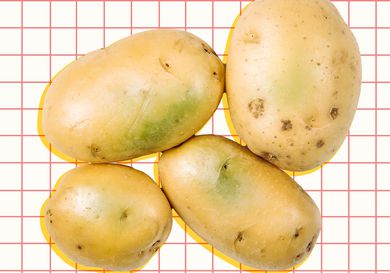Green potatoes graphic