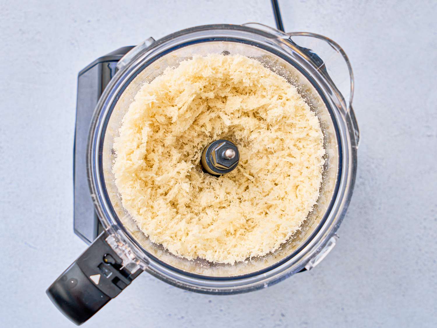 Overhead view of panko