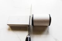 Knife being sharpened with HORL 3 Cruise Knife Sharpener 