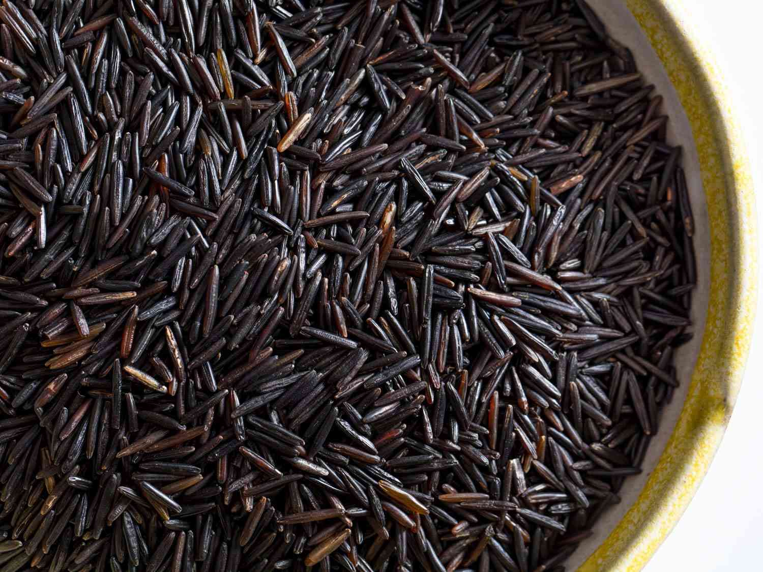close up of wild rice
