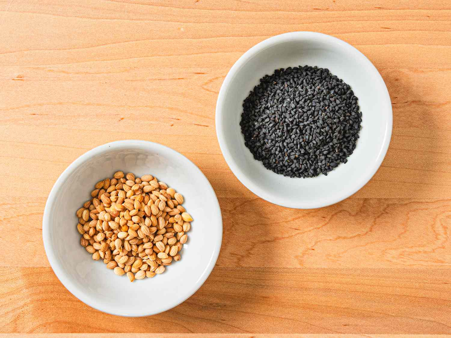 Overhead view of Armenian seeds