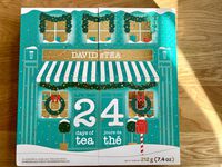 A tea-themed Advent calendar