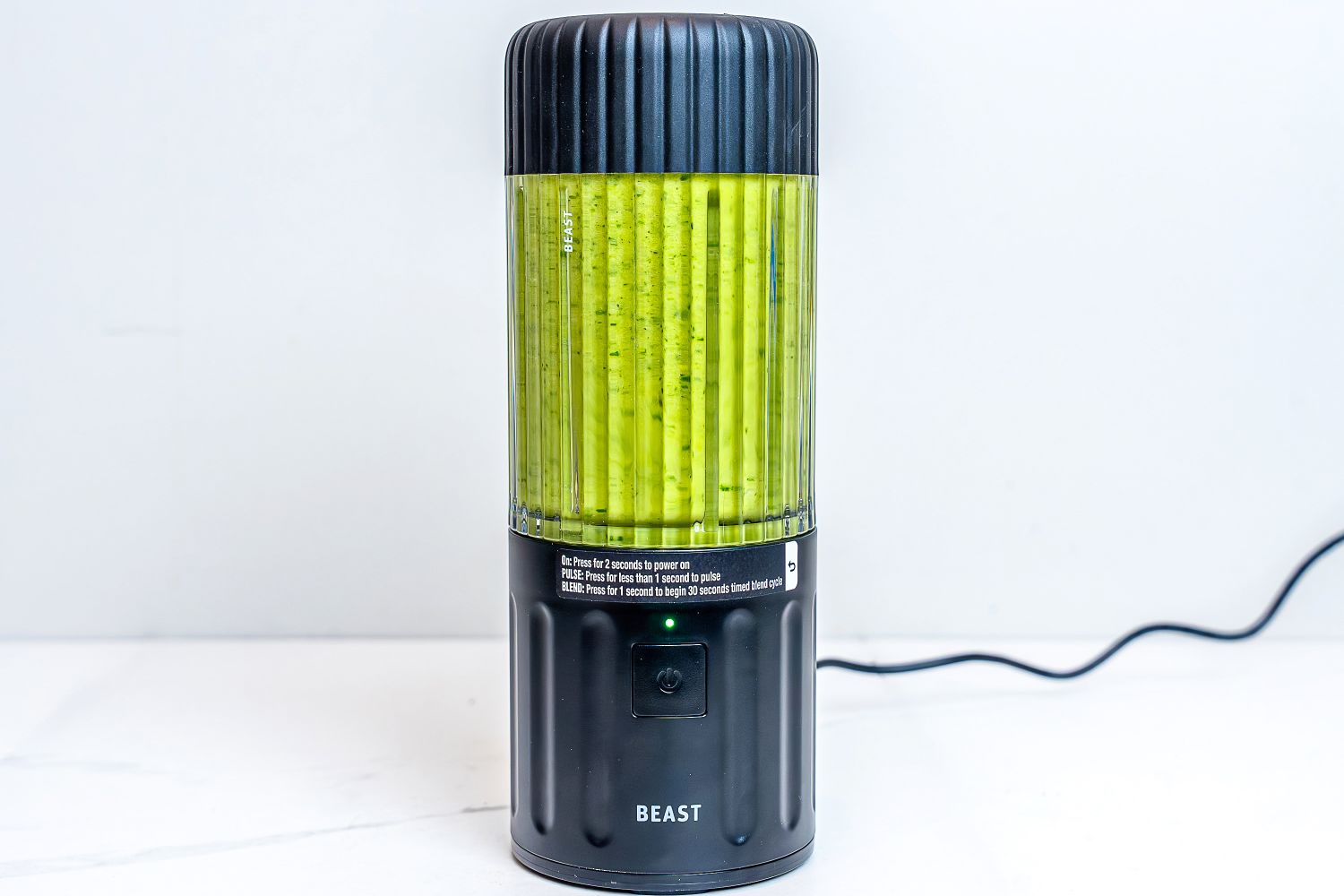 Beast Go Cordless on white countertop