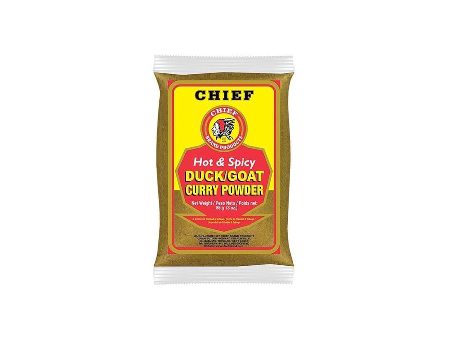 Bag of Chief Hot & Spicy curry powder 