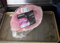 the wild fork ham in its packaging
