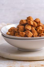 Chin Chin in a white a bowl