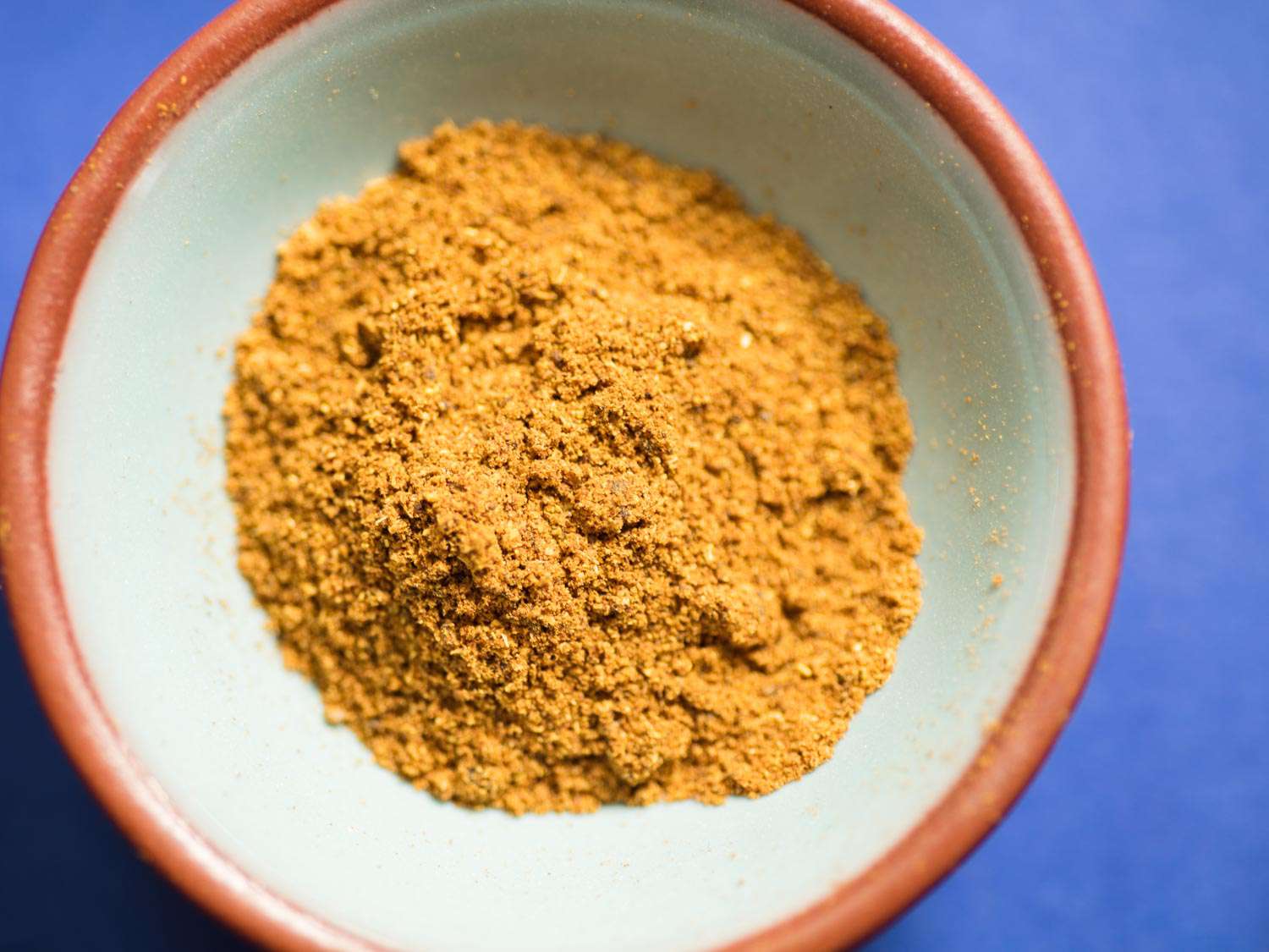A small dish of the spice blend Ras el Hanout