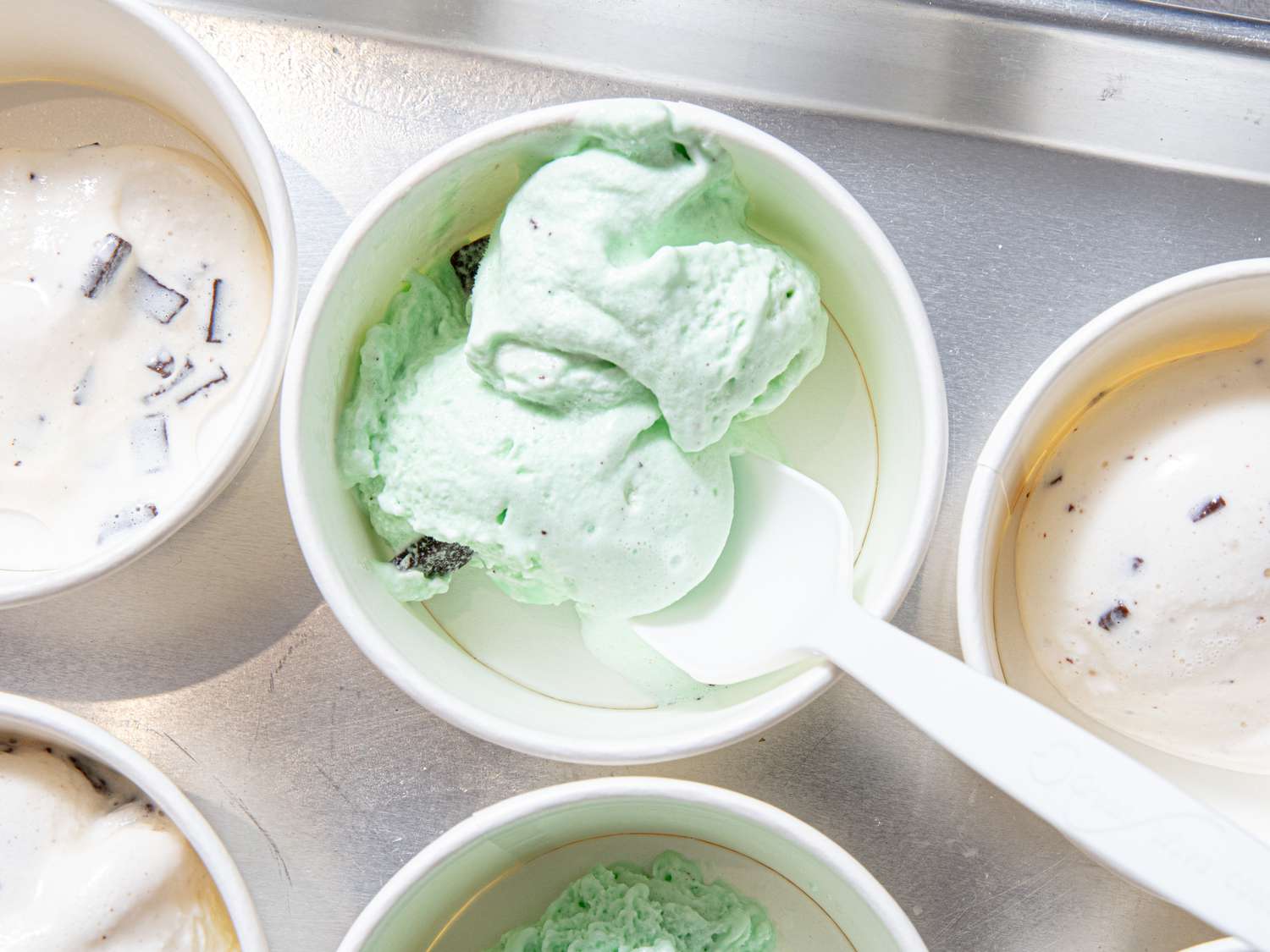 Mint chip puddles.