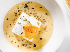 Overhead view of ile flottante 