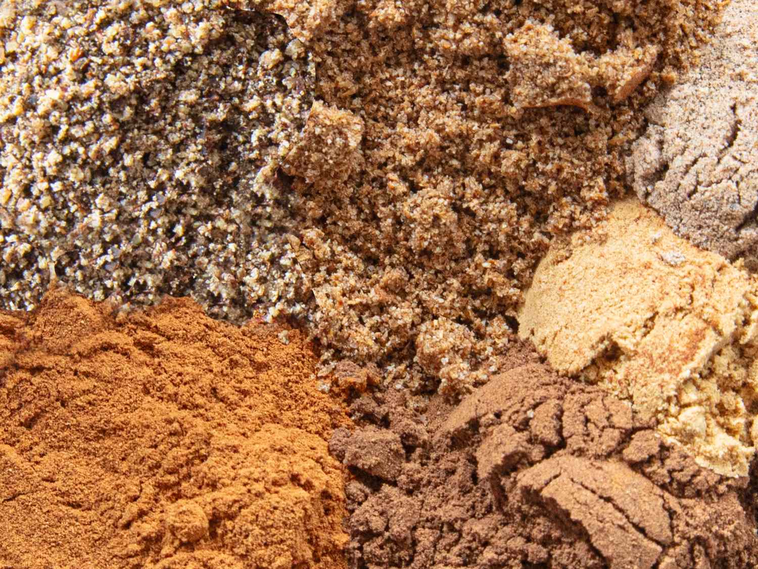 Close up of spices that make up bharat