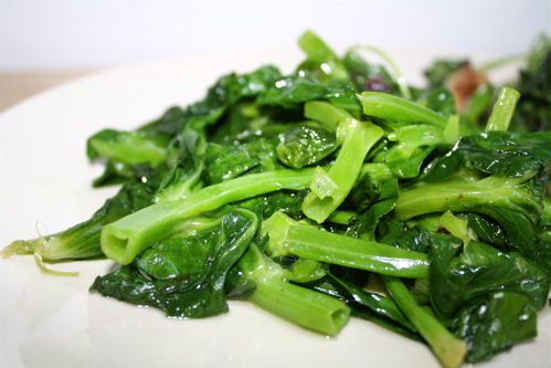 stir fried snow pea tips