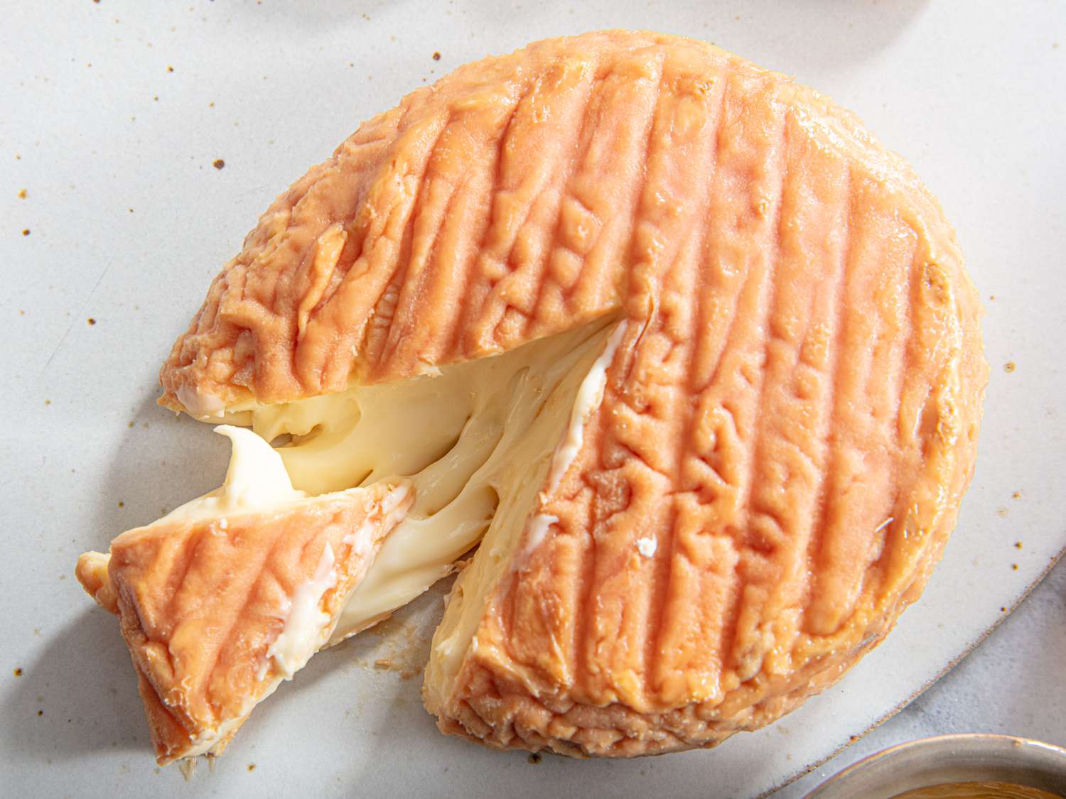 Overhead view of cheese