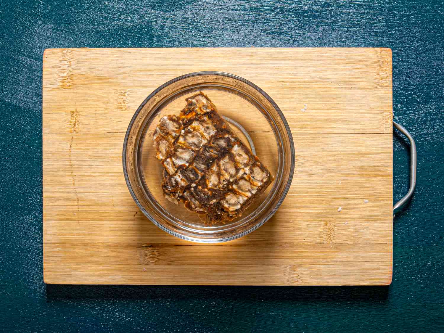 OVerhead view of tamarind soaking