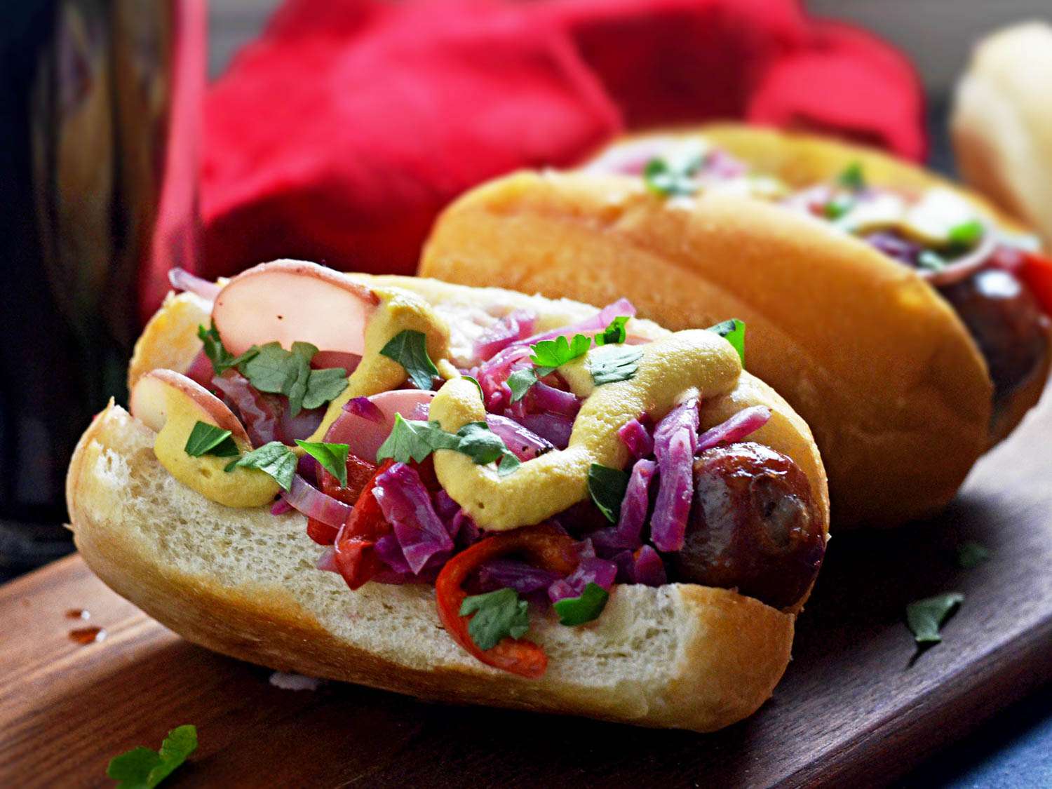 20150608-grilled-bratwursts-german-potato-slaw-topped-morgan-eisenberg.jpg