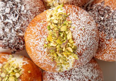 Maritozzi on a platter