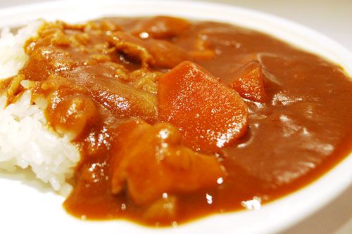 Java curry taste test on a plate.