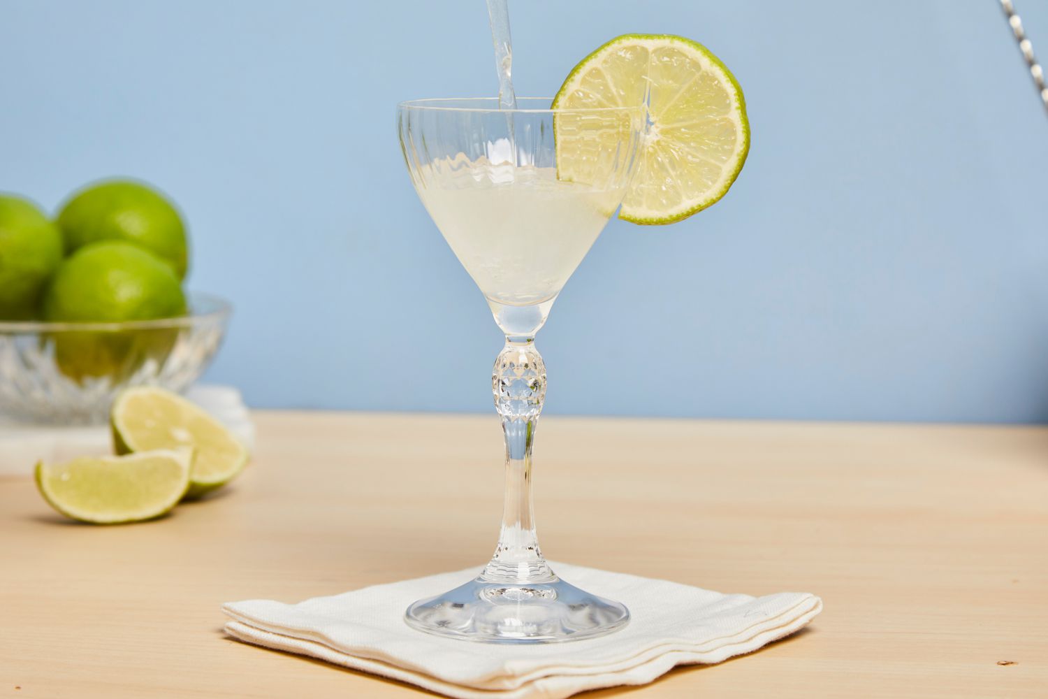 Bormioli Rocco America ’20s Glasses sitting on a napkin