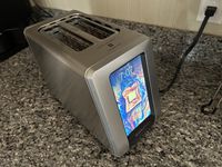 An overhead view of the Revolution R180 Smart Connect Plus toaster.