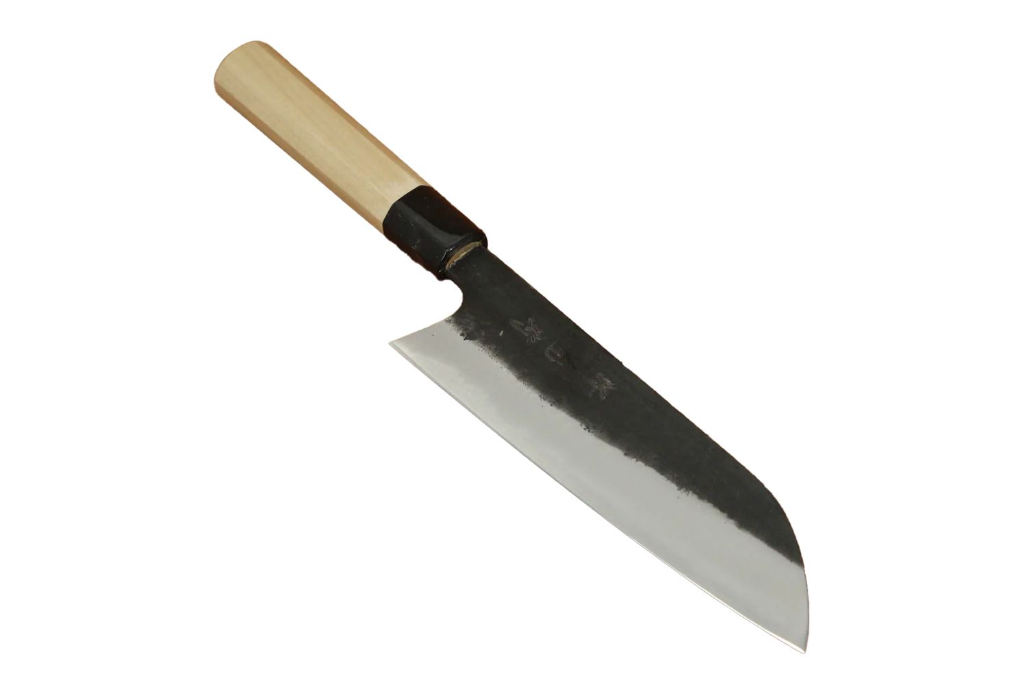 Sakai Kikumori 180mm Wa Santoku Shirogami