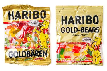 Two bags of Haribo Gummy bears 