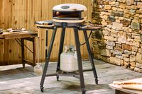 The Gozney ARC XL Compact Pizza Oven on a patio