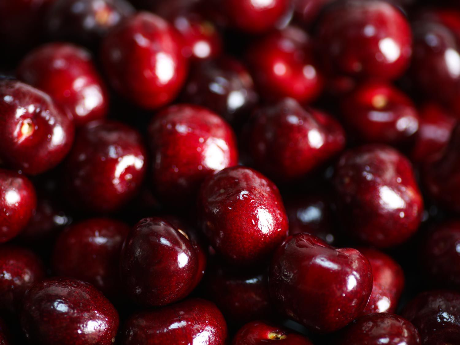 A close up of cherries.