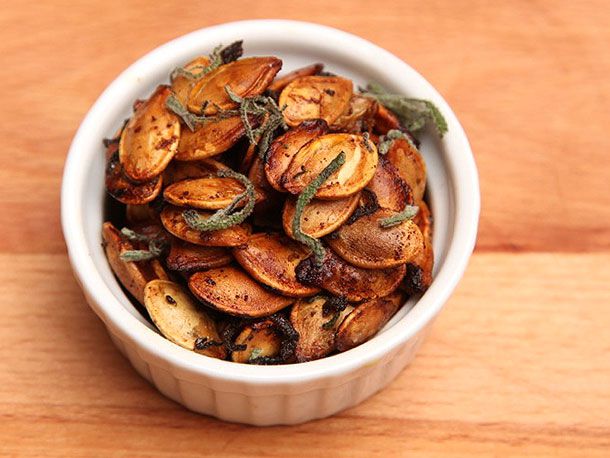 Pumpkin Seeds With Brown Butter and Sage