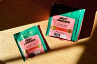 Two Sweet Cinnamon tea bags from the Vahdam tea Advent calendar
