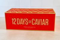 The exterior of the Caviar Co 12 Days of Caviar Advent calendar