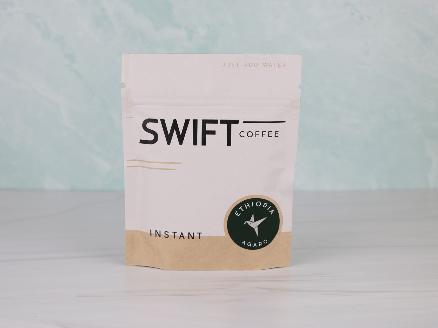 a package of Swift Ethiopia Agaro instant coffee