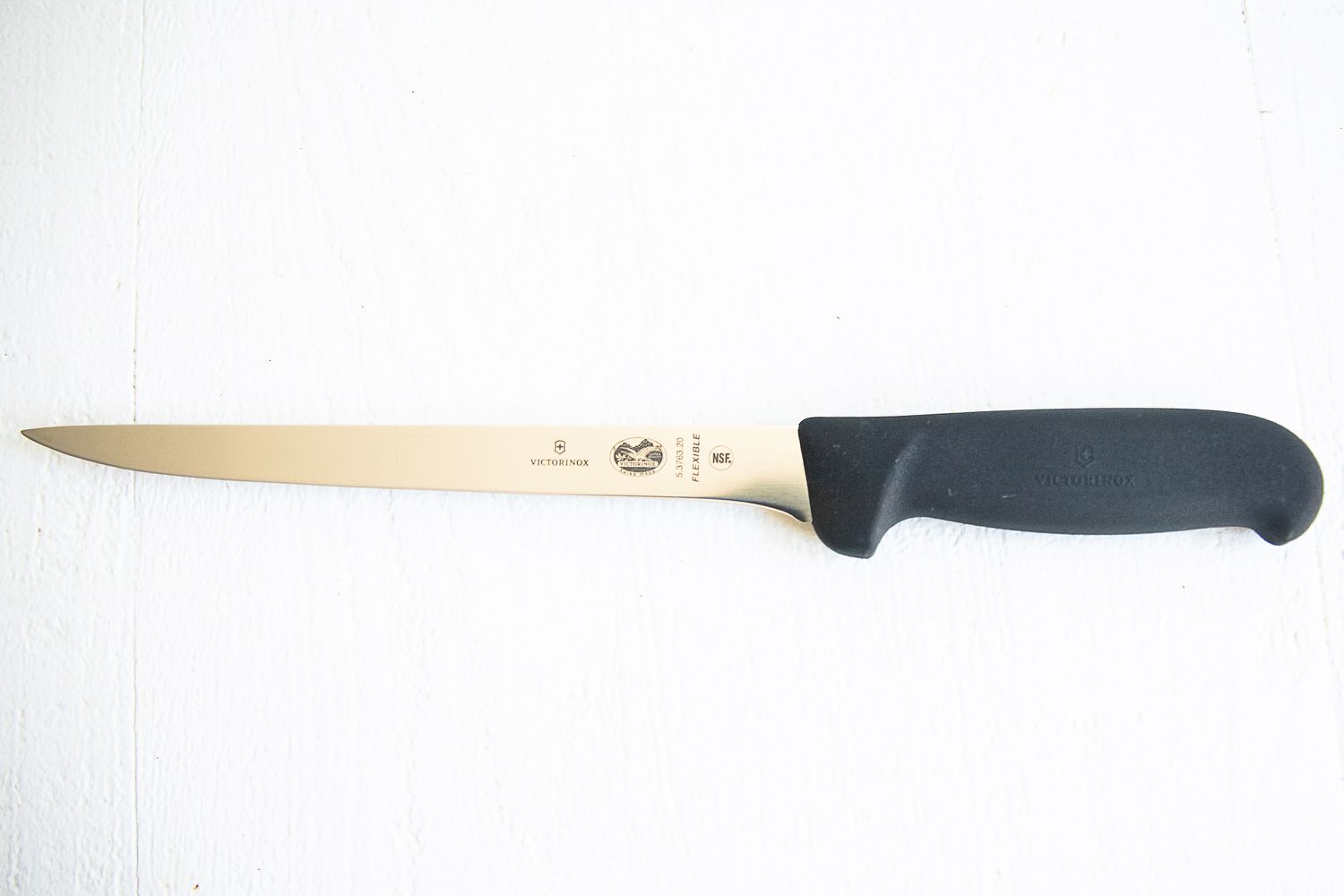 Victorinox Fillet Knife on a white surface