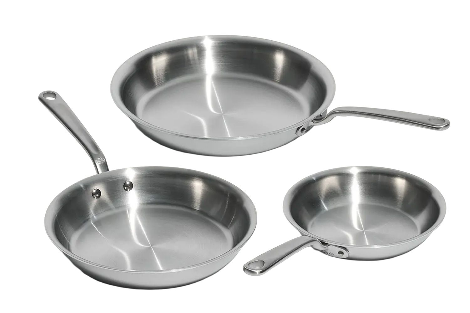 Stainless Clad Frying Pan Set