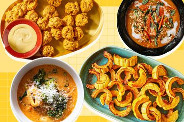 OVerhead view of dishes for December