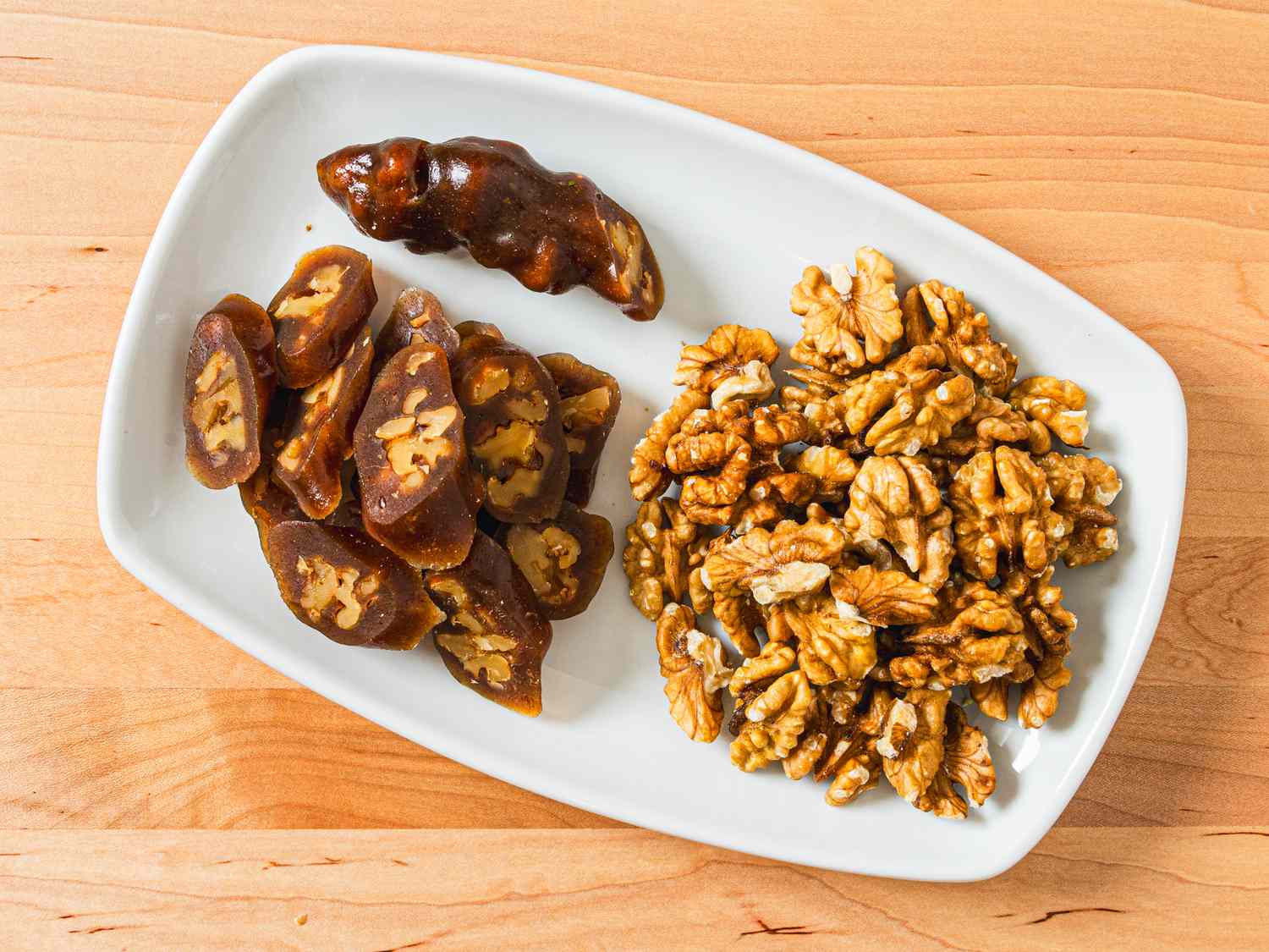 Overhead view of Armenian nuts