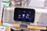 The different drinks on the touchpad on the front of the De'Longhi La Specialista Touch Espresso Machine