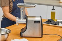 The Cuisinart Electric Meat Grinder displayed on counter top