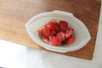 frozen berries in a reusable bag