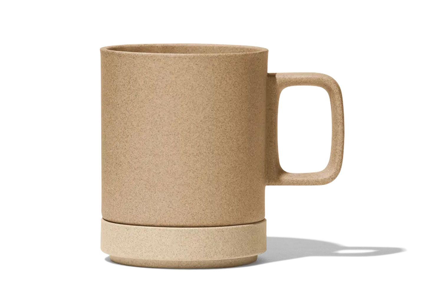 Hasami 13.5oz Natural Mug with Saucer
