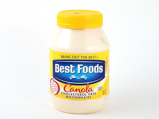 Jar of Best Foods brand mayonnaise.