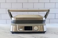The Cuisinart griddler on a kitchen countertop.