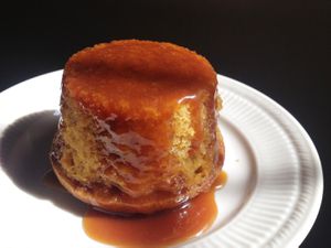 Sticky Pumpkin Cake With Hard Cider Caramel