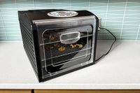 The Samson Silent food dehydrator on a kitchen counter