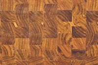 Closeup of a Yes4All Teak Cutting Board