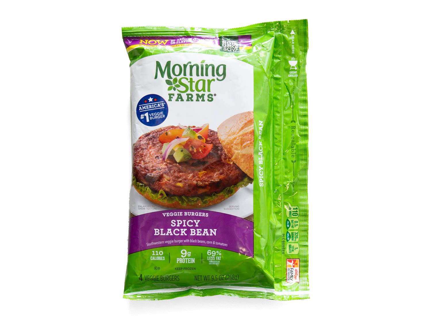 Product photo of MorningStar Farms Spicy Black Bean Burger