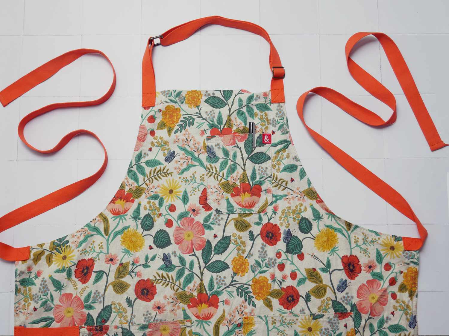 hedley and bennett apron on a white surface