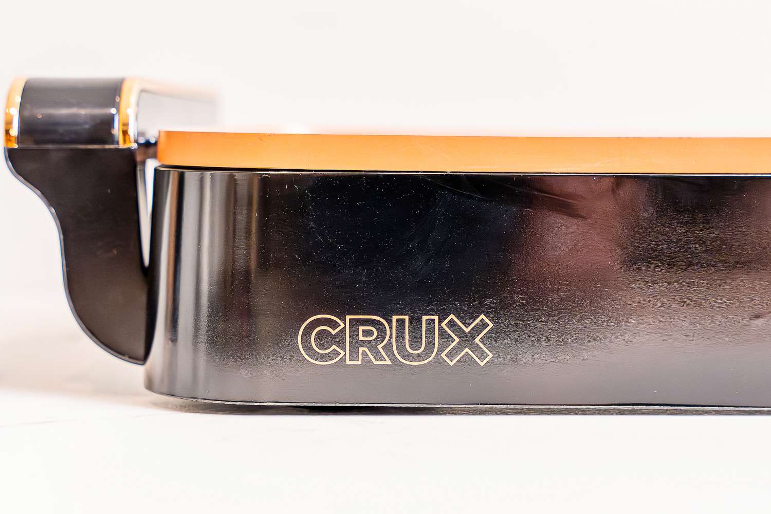 A closeup of the Crux electric griddle