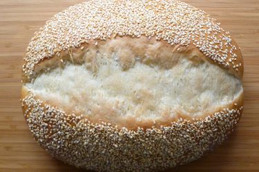 20110419-bread-baking-sesame-loaf.JPG