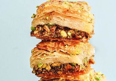 Stack of baklava 